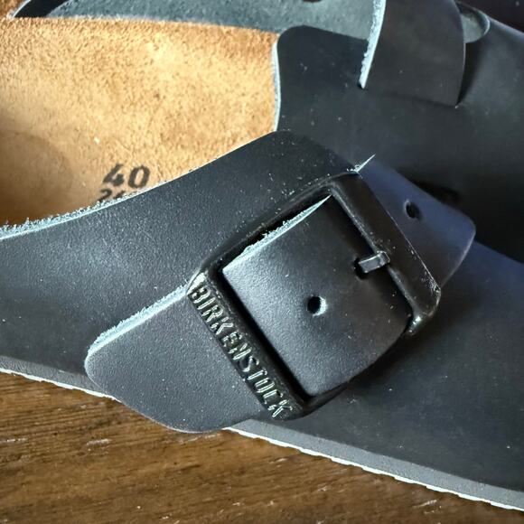 Birkenstock Black Leather Loafers - Picture 5 of 10